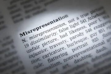 Misrepresentation of Debt Review